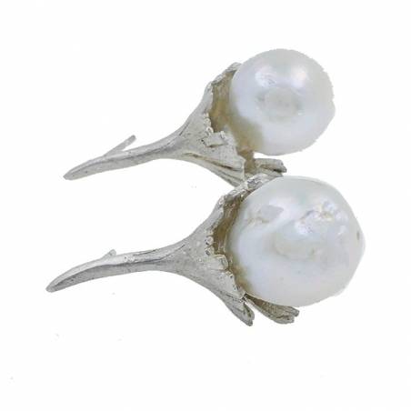 Bell and Pearl Earrings